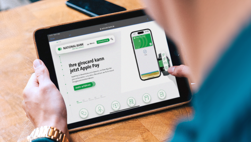National-Bank: Apple Pay jetzt mit girocard